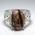 Anello in argento con Diaspro Dentritico Sonora
