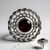 Anello in argento con Granato Mozambico (Annette classic)
