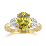 9K Bulgarian Sphalerite Gold Ring