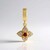Pendentif en argent et Spinelle rouge noble