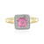 Madagascar Pink Sapphire Silver Ring