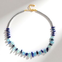 Collana in argento con Acquamarina Brasiliana