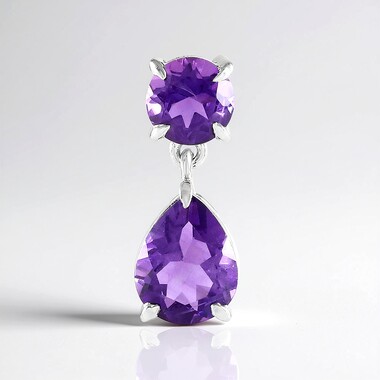 Marokkanischer Amethyst-Silberanhänger