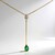 Collana in oro con Smeraldo Zambia AAA (CIRARI)