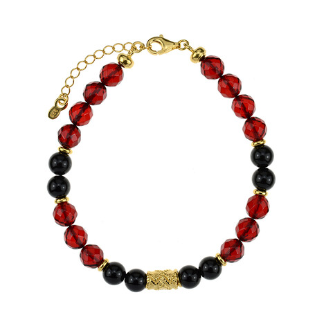 Edelstein-Silberarmband (dagen)