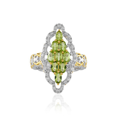 Anello in argento con Peridoto (Gems en Vogue)