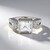 Anello in argento con Quarzo Bianco