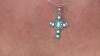 Colgante en plata con Turquesa bella durmiente (Desert Chic)