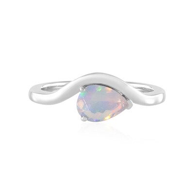 Anello in argento con Opale di Welo