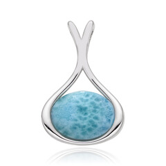 Larimar-Silberanhänger