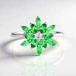 Anello in argento con Lemshuku Tsavorite