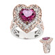 Pink Topaz Silver Ring (Gems en Vogue)
