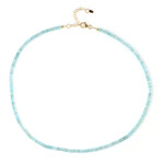 Collana in argento con Apatite Blu