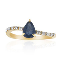 Bague en or et Saphir de Kanchanaburi