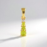 Ciondolo in argento con Sfene