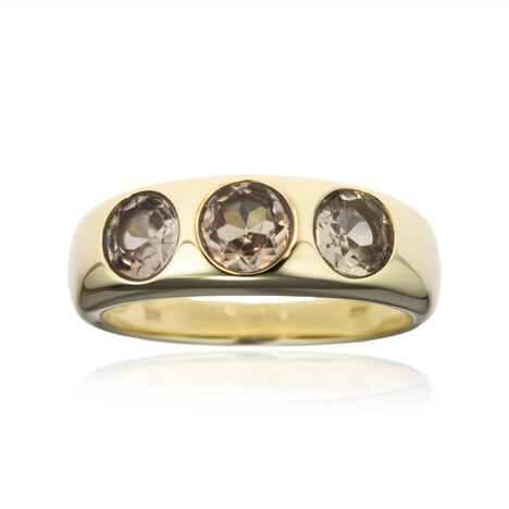 Farbwechsel-Diaspor-Goldring (CUSTODANA)