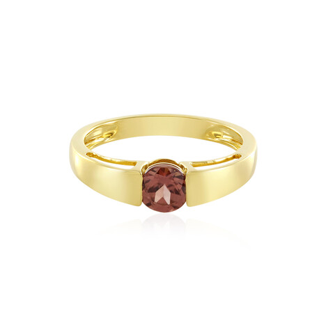 Zilveren ring met een roze zirkoon