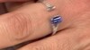 Anillo en oro con Tanzanita AAA