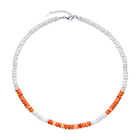 Edelstein-Silberhalskette