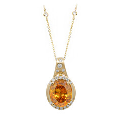 14K Sphalerite Gold Necklace (CIRARI)