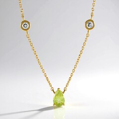 Collana in argento con Sfene