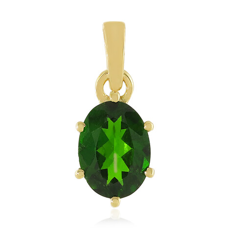 Russischer Diopsid-Goldanhänger