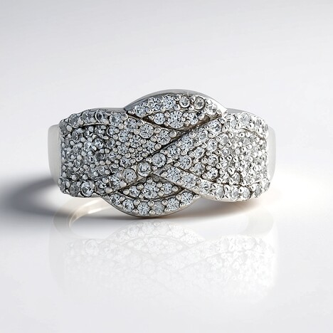 Anello in argento con Zircone
