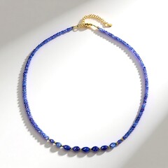 Collana in argento con Tanzanite