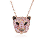 Collar en plata con Espinela negra (Gems en Vogue)