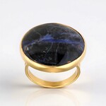 Anello in argento con Sodalite (MONOSONO COLLECTION)