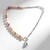 Collier en argent et Perle de culture d'eau douce argentée (TPC)