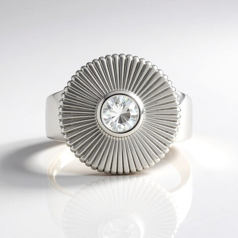 Anello in argento con Zircone (de Melo Essence)