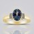 Anello in oro con Tanzanite (non riscaldata)