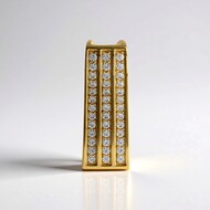 Zilveren hanger met zirkonen (MONOSONO COLLECTION)