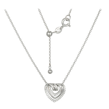Collar en plata con Zircón (Adela Silber)