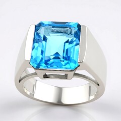 Anello in argento con Topazio Marambaia