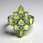 Anello in argento con Tormalina Paraíba