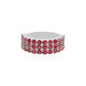 Bague en argent et Spinelle rouge noble