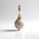 Pendentif en argent et Jaspe zèbre rose (MONOSONO COLLECTION)