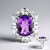 Anello in argento con Ametista
