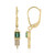 Benedito Green Tourmaline Silver Earrings
