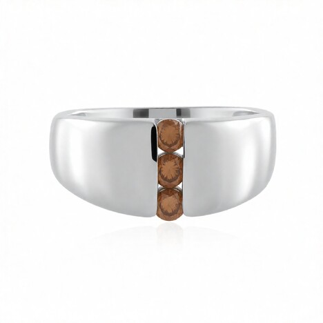 Anillo en oro con Diamante champán I2 (de Melo Gold)