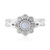 Australian Opal Silver Ring