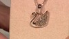 Gouden hanger met een SI1 Argyle Rose De France Diamant (Annette)