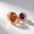 Anello in argento con Citrino Brandy (KM by Juwelo)