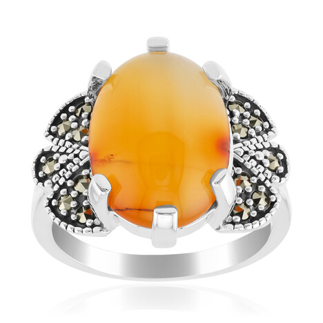 Karneol-Silberring (Annette classic)