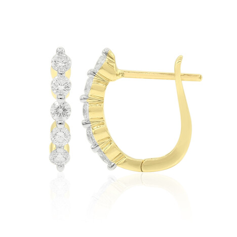 Orecchini in oro con Diamante SI1 (G) (Annette)