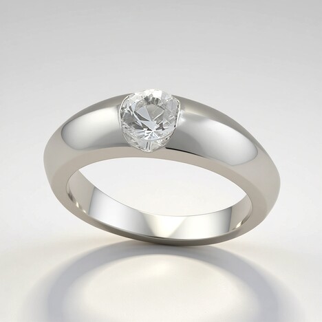 Anello in argento con Danburite