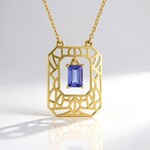 Collana in argento con Tanzanite (Ornaments by de Melo)