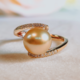 14K Gold Freshwater Pearl Gold Ring (CIRARI)